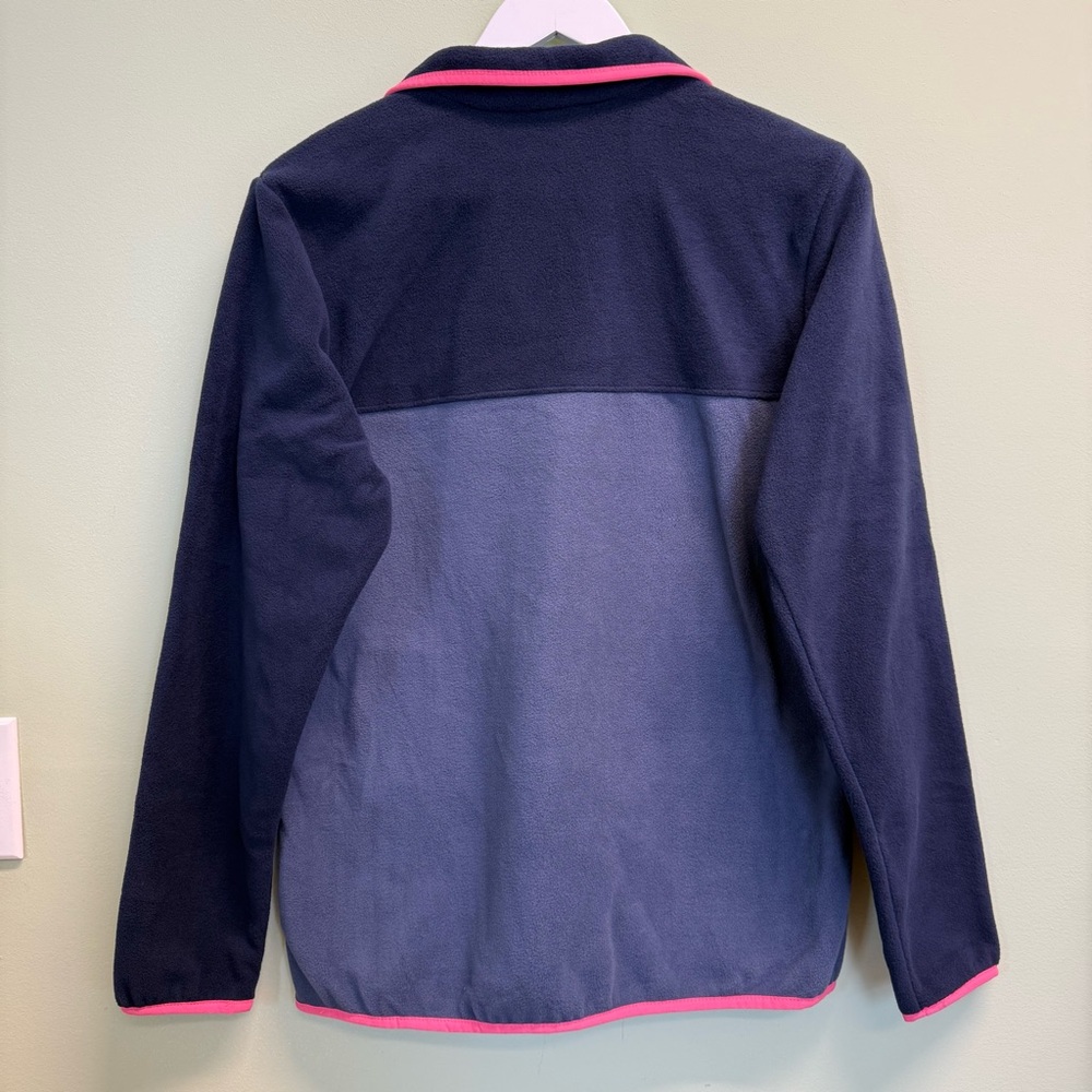 Columbia Ladies' Snap Fleece Pullover Nocturnal Dark/Camellia Rose Medium NWT - Picture 5 of 14
